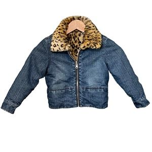 Squeense girls Jacket M/5 Mezclilla Two Pockets Blue